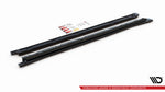 Maxton Parts - Seitenschweller Ansatz (Paar) passend für VW Tiguan R / R-Line Mk2 FL schwarz Hochglanz