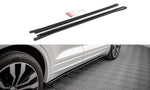 Maxton Parts - Seitenschweller Ansatz (Paar) passend für VW Touareg R-line Mk3 schwarz Hochglanz