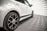 Maxton Parts - Seitenschweller Ansatz (Paar) passend für VW Up GTI schwarz Hochglanz