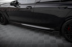 Maxton Parts - Seitenschweller Ansatz (Paar) V.1 + Flaps passend für BMW M8 Gran Coupe F93 / 8 Gran Coupe M-Paket G16