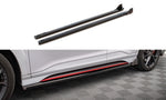 Maxton Parts - Seitenschweller Ansatz (Paar) V.1 + Flaps passend für Hyundai Kona N Mk1