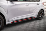 Maxton Parts - Seitenschweller Ansatz (Paar) V.1 + Flaps passend für Hyundai Kona N Mk1