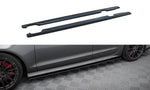 Maxton Parts - Seitenschweller Ansatz (Paar) V.1 passend für Audi A6 / A6 C7 S-line/ S6 C7 FL schwarz Hochglanz (AU-A6-C7F-SLINE-SD1-G)
