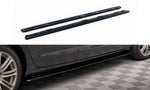 Maxton Parts - Seitenschweller Ansatz (Paar) V.1 passend für Audi A6 C7 schwarz Hochglanz