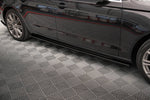 Maxton Parts - Seitenschweller Ansatz (Paar) V.1 passend für Audi A6 C7 schwarz Hochglanz