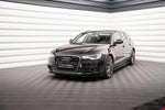 Maxton Parts - Seitenschweller Ansatz (Paar) V.1 passend für Audi A6 C7 schwarz Hochglanz