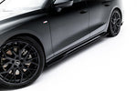 Maxton Parts - Seitenschweller Ansatz (Paar) V.1 passend für Audi A6 S-Line C9 schwarz Hochglanz