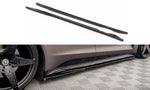 Maxton Parts - Seitenschweller Ansatz (Paar) V.1 passend für Audi e-Tron GT / RS GT Mk1 schwarz Hochglanz