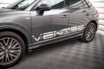 Maxton Parts - Seitenschweller Ansatz (Paar) V.1 passend für Audi Q3 S-Line / RSQ3 F3 schwarz Hochglanz