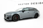 Maxton Parts - Seitenschweller Ansatz (Paar) V.1 passend für Audi RS6 C8 / C8 FL schwarz Hochglanz