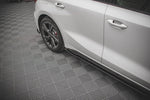 Maxton Parts - Seitenschweller Ansatz (Paar) V.1 passend für Audi S3 / A3 S-Line 8Y / 8Y FL schwarz matt