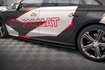 Maxton Parts - Seitenschweller Ansatz (Paar) V.1 passend für Audi S8 D4 schwarz Hochglanz