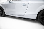 Maxton Parts - Seitenschweller Ansatz (Paar) V.1 passend für Audi TT S / TT S-Line 8J FL schwarz Hochglanz