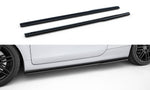 Maxton Parts - Seitenschweller Ansatz (Paar) V.1 passend für Audi TT S / TT S-Line 8J FL schwarz Hochglanz