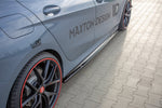 Maxton Parts - Seitenschweller Ansatz (Paar) V.1 passend für BMW 1er F40 M-Paket/ M135i Carbon Look