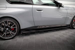 Maxton Parts - Seitenschweller Ansatz (Paar) V.1 passend für BMW 2 Coupe M-Paket / M240i G42 schwarz Hochglanz