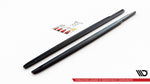 Maxton Parts - Seitenschweller Ansatz (Paar) V.1 passend für BMW 2 Gran Coupe M-Paket / M235i F44 schwarz Hochglanz