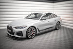 Maxton Parts - Seitenschweller Ansatz (Paar) V.1 passend für BMW 4er Gran Coupe M-Paket / M440i G26 schwarz Hochglanz