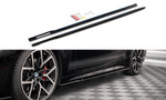 Maxton Parts - Seitenschweller Ansatz (Paar) V.1 passend für BMW 4er M-Paket / M440i G22 / G23 / G22 FL / G23 FL schwarz Hochglanz