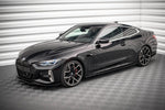 Maxton Parts - Seitenschweller Ansatz (Paar) V.1 passend für BMW 4er M-Paket / M440i G22 / G23 / G22 FL / G23 FL schwarz Hochglanz