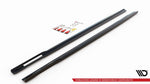 Maxton Parts - Seitenschweller Ansatz (Paar) V.1 passend für BMW 4er M-Paket / M440i G22 / G23 / G22 FL / G23 FL schwarz Hochglanz