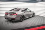 Maxton Parts - Seitenschweller Ansatz (Paar) V.1 passend für BMW 7 M-Paket G11 schwarz Hochglanz