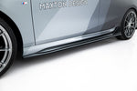 Maxton Parts - Seitenschweller Ansatz (Paar) V.1 passend für BMW M135i M Performance F70 schwarz Hochglanz