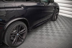 Maxton Parts - Seitenschweller Ansatz (Paar) V.1 passend für BMW X5 M F85 schwarz Hochglanz