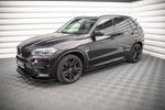 Maxton Parts - Seitenschweller Ansatz (Paar) V.1 passend für BMW X5 M F85 schwarz Hochglanz