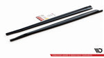 Maxton Parts - Seitenschweller Ansatz (Paar) V.1 passend für BMW X5 M F85 schwarz Hochglanz