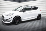 Maxton Parts - Seitenschweller Ansatz (Paar) V.1 passend für Ford Fiesta Mk8 ST / ST-Line schwarz matt