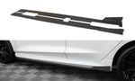 Maxton Parts - Seitenschweller Ansatz (Paar) V.1 passend für Ford Fiesta Mk8 ST / ST-Line schwarz matt