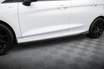 Maxton Parts - Seitenschweller Ansatz (Paar) V.1 passend für Ford Fiesta Mk8 ST / ST-Line schwarz matt