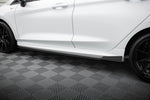 Maxton Parts - Seitenschweller Ansatz (Paar) V.1 passend für Ford Fiesta Mk8 ST / ST-Line schwarz matt
