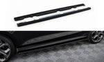 Maxton Parts - Seitenschweller Ansatz (Paar) V.1 passend für Ford Fiesta ST / ST-Line Mk8 schwarz Hochglanz