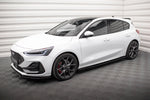 Maxton Parts - Seitenschweller Ansatz (Paar) V.1 passend für Ford Focus ST / ST-Line Mk4 FL schwarz Hochglanz