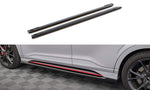 Maxton Parts - Seitenschweller Ansatz (Paar) V.1 passend für Hyundai Kona N Mk1 schwarz Hochglanz