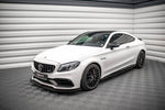 Maxton Parts - Seitenschweller Ansatz (Paar) V.1 passend für Mercedes-AMG C 63 AMG Coupe C205 FL schwarz Hochglanz