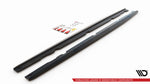 Maxton Parts - Seitenschweller Ansatz (Paar) V.1 passend für Mercedes-AMG C 63 AMG Coupe C205 FL schwarz Hochglanz