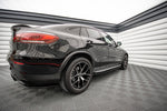 Maxton Parts - Seitenschweller Ansatz (Paar) V.1 passend für Mercedes GLC Coupe AMG-Line C253 FL schwarz Hochglanz