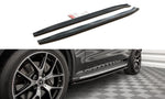 Maxton Parts - Seitenschweller Ansatz (Paar) V.1 passend für Mercedes GLC Coupe AMG-Line C253 FL schwarz Hochglanz