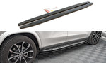 Maxton Parts - Seitenschweller Ansatz (Paar) V.1 passend für Mercedes GLS AMG-Line X167 schwarz Hochglanz