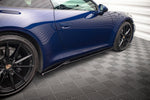Maxton Parts - Seitenschweller Ansatz (Paar) V.1 passend für Porsche 911 Carrera Aero / Carrera GTS 992 schwarz Hochglanz
