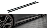 Maxton Parts - Seitenschweller Ansatz (Paar) V.1 passend für Porsche Panamera / Panamera Diesel / Panamera Turbo 970 schwarz Hochglanz