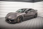 Maxton Parts - Seitenschweller Ansatz (Paar) V.1 passend für Porsche Panamera Turbo S E-Hybrid / Panamera E-Hybrid / Panamera 4S 971 schwarz Hochglanz