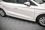 Maxton Parts - Seitenschweller Ansatz (Paar) V.1 passend für Seat Ibiza FR/ Standard Mk5 schwarz Hochglanz