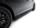Maxton Parts - Seitenschweller Ansatz (Paar) V.1 passend für Skoda Superb Sportline Mk4 schwarz Hochglanz