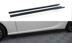 Maxton Parts - Seitenschweller Ansatz (Paar) V.1 passend für Subaru BRZ Mk1 / Mk1 FL / Toyota GT86 FL schwarz Hochglanz