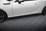 Maxton Parts - Seitenschweller Ansatz (Paar) V.1 passend für Subaru BRZ Mk1 / Mk1 FL / Toyota GT86 FL schwarz Hochglanz