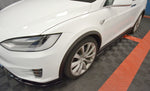 Maxton Parts - Seitenschweller Ansatz (Paar) V.1 passend für Tesla Model X Mk1 schwarz Hochglanz